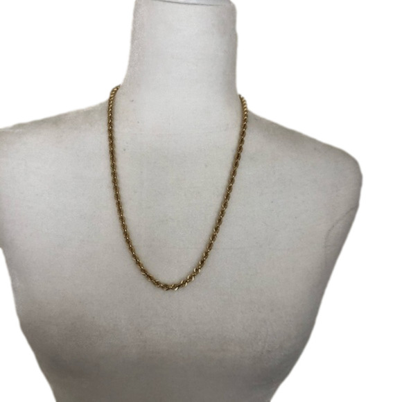 14K 23” Gold Rope Necklace Made in Peru